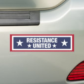 Resistance United Bumpersticker (Op auto)