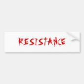 Resistentie-Bumpersticker Bumpersticker (Voorkant)