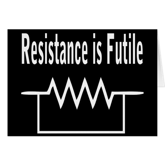 Resistentie is Futile (Voorkant Horizontaal)