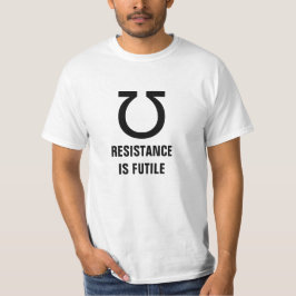 Resistentie is Futile T-shirt