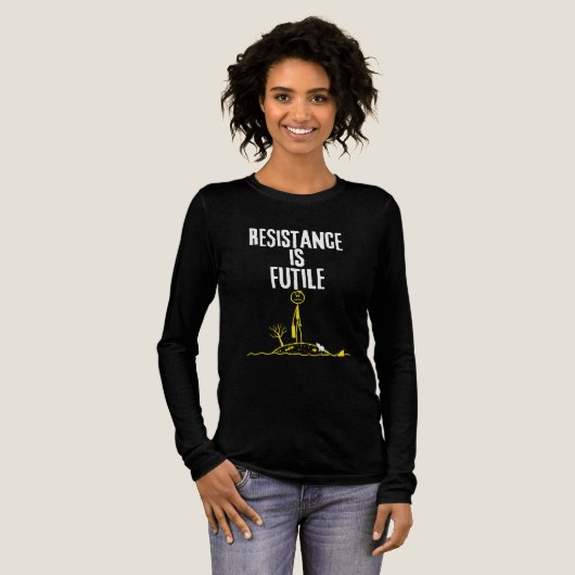 Resistentie is nuttig Tri-Blend shirt (Voorkant)