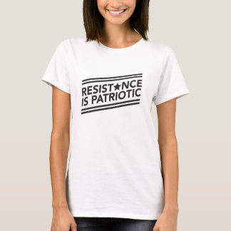 Resistentie is Patriottisch Slouchy-T-shirt T-shirt