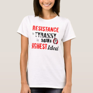RESISTENTIE TEGEN Tyranny T-shirt
