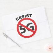 Résister 5G autocollant (Enveloppe)
