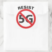 Résister 5G autocollant (Sac)
