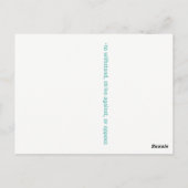 Résister à la carte postale (Dos)