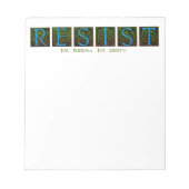 Résister au Bloc-notes (Devant)