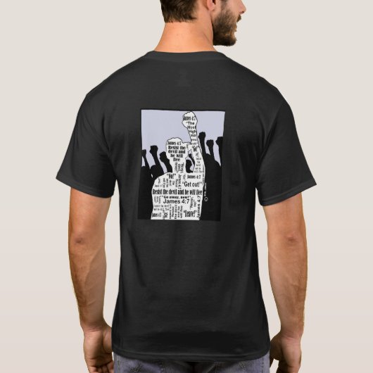 RÉSISTER AU DIABLE TSHIRT (Dos)