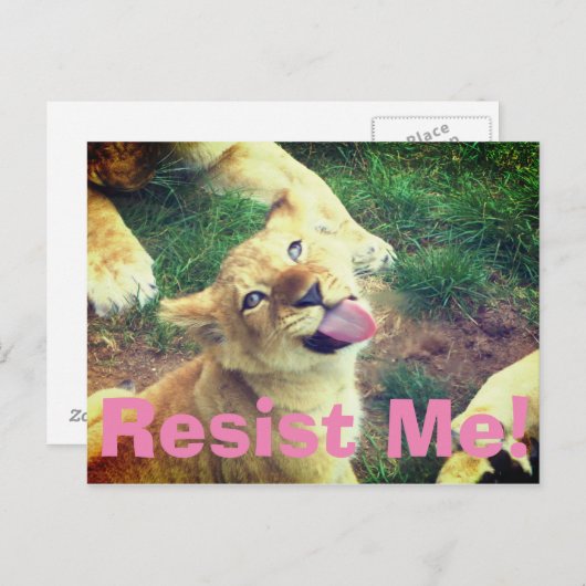 Résistez À Ma Carte Postale ! (Devant / Derrière)