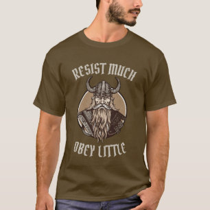 Résistez au t-shirt Viking Nordic Very Obey Little