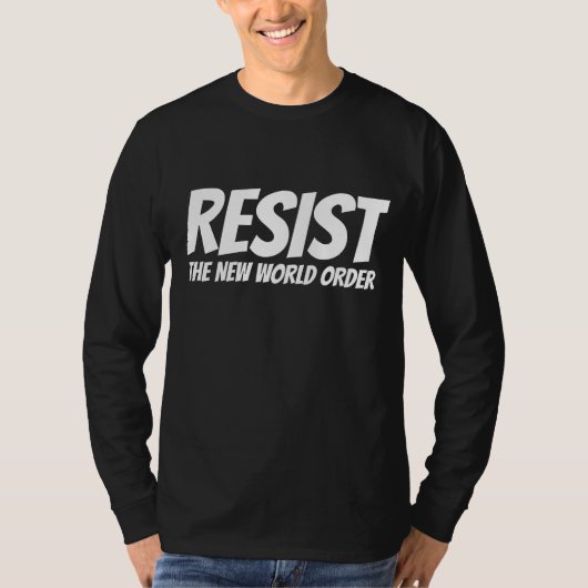 RÉSISTEZ AUX T-SHIRTS DE LA NOUVELLE COMMANDE MOND (Devant)