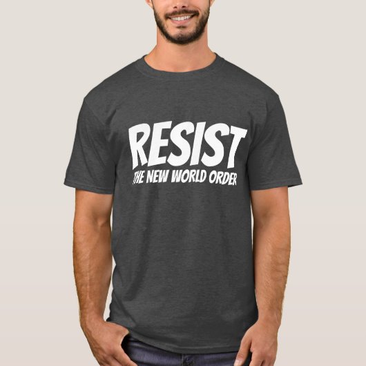 RÉSISTEZ AUX T-SHIRTS DE LA NOUVELLE COMMANDE MOND (Devant)