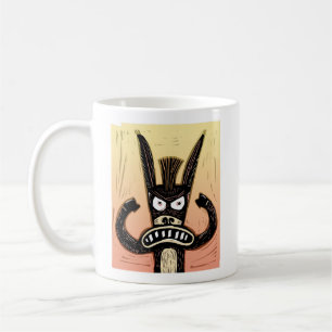 "RÉSISTEZ !" Tasse de café fâchée d'âne