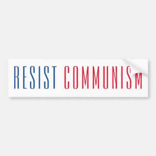 Resistisch communisme bumpersticker