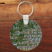 Resistors op een circuit board sleutelhanger (Voorkant)