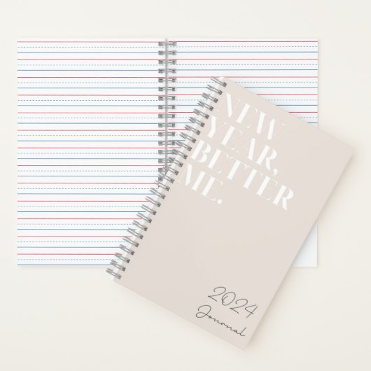 Résolutions du Nouvel An Better Me 2024 Journal (À l'intérieur)