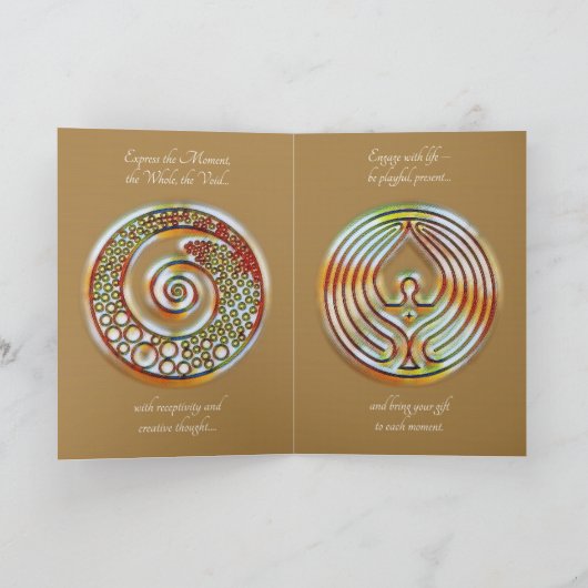 RÉSONANCE - ORIGINALE - CARTE D'ART (Intérieur)