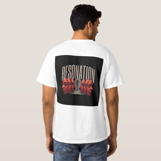 Resonatiekunst T-shirt (Achterkant volledig)