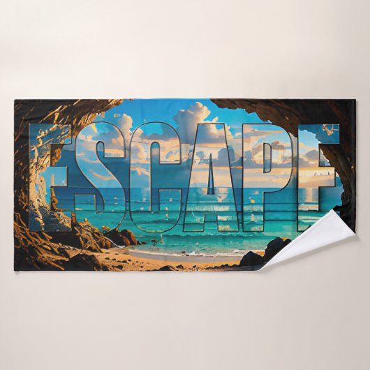 Résort de luxe tropical Escape (Serviette de bain)