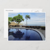 resort pool briefkaart (Voorkant / Achterkant)