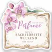 Resort Spa Orchidée | Étiquette de parfum (Recto)