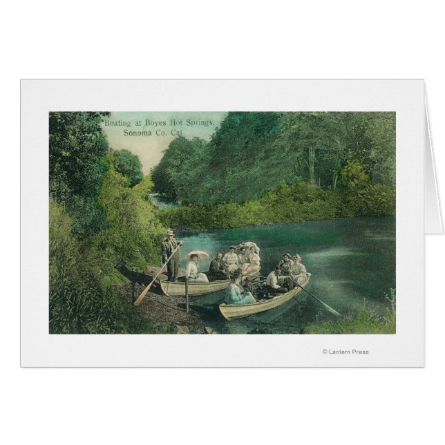 Resorters Boating bij Springs (Voorkant Horizontaal)