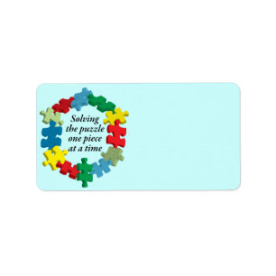 Résoudre le casse-tête... Étiquette de adresse ble