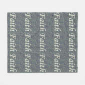 Resounding Faith Fleece Deken (Voorkant (Horizontaal))
