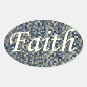 Resounding Faith Ovale Sticker