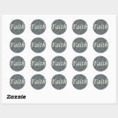 Resounding Faith Ronde Sticker (Vel)