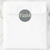 Resounding Faith Ronde Sticker (Tas)