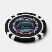 Respawn en Herhaal Gamer Controller Poker Chips (Enkel)