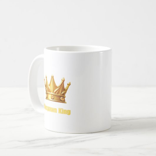 Respawn King - Gamer Crown Coffee Mok (Voorkant links)