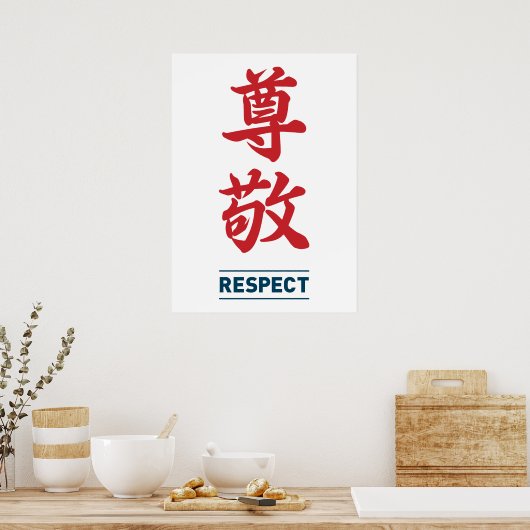 Respect 2 poster (Keuken)
