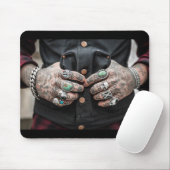 "Respect America" Tattooed Hands Muismat (Met muis)