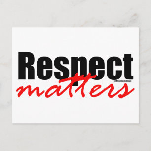 Respect Briefkaart