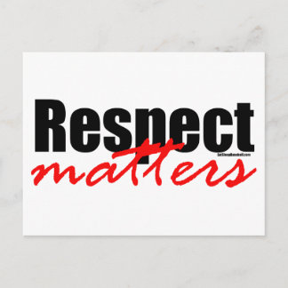 Respect Briefkaart