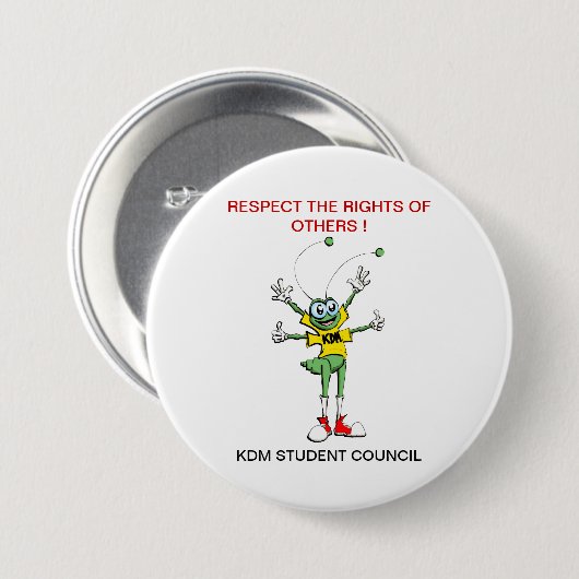 Respect Button (Voorkant /achterkant)