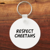 Respect Cheetahs Sleutelhanger (Voorkant)