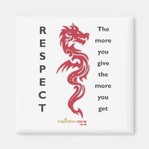 Respect Dragon Magnet Magneet