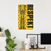 Respect - Impression sur boîte d'allumettes - Art  (Bureau à domicile)