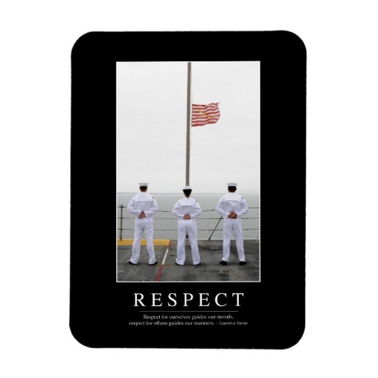 Respect: Inspirerend prijsopgave 1 Magneet (Verticaal)