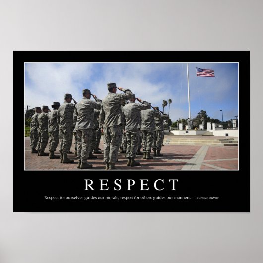Respect: Inspirerend prijsopgave 2 Poster (Voorkant)