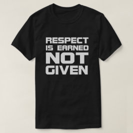 Respect is Basic Dark-Tshirt T-shirt