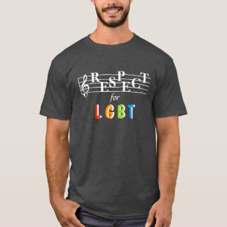 Respect LGBT Awareness Mannen T-Shirt