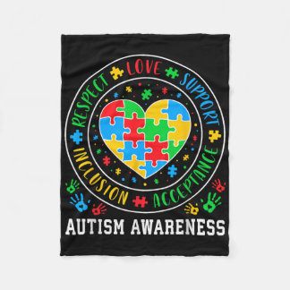 Respect Liefde Ondersteuning Acceptatie Inclusie A Fleece Deken