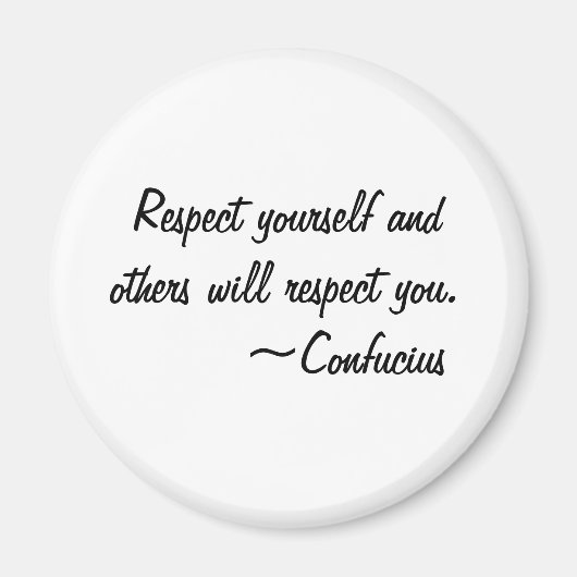 respect magneet (Voorkant)