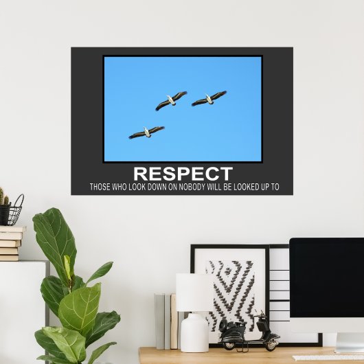 respect poster (Thuiskantoor)