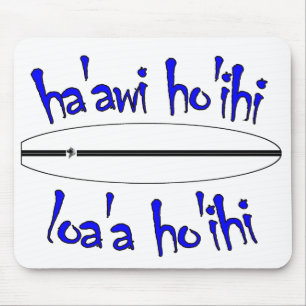 Respect, respect voor Surfer Mousepad Muismat