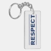 respect sleutelhanger (Voorkant Links)